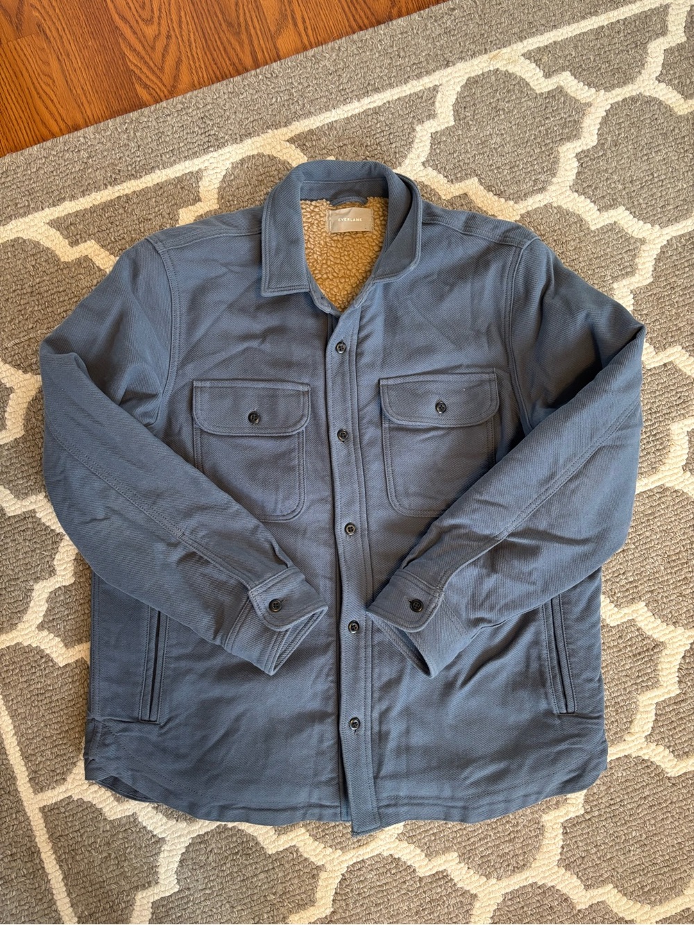 Everlane Men’s Sherpa Lined Jacket size L